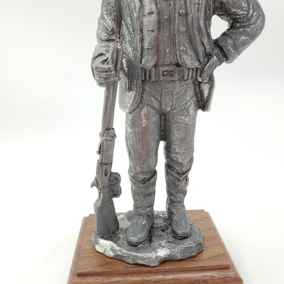 Billy The Kid Pewter Statue Western Collection Michael Ricker 1992 10” 1/1K RARE - Picture 3 of 11